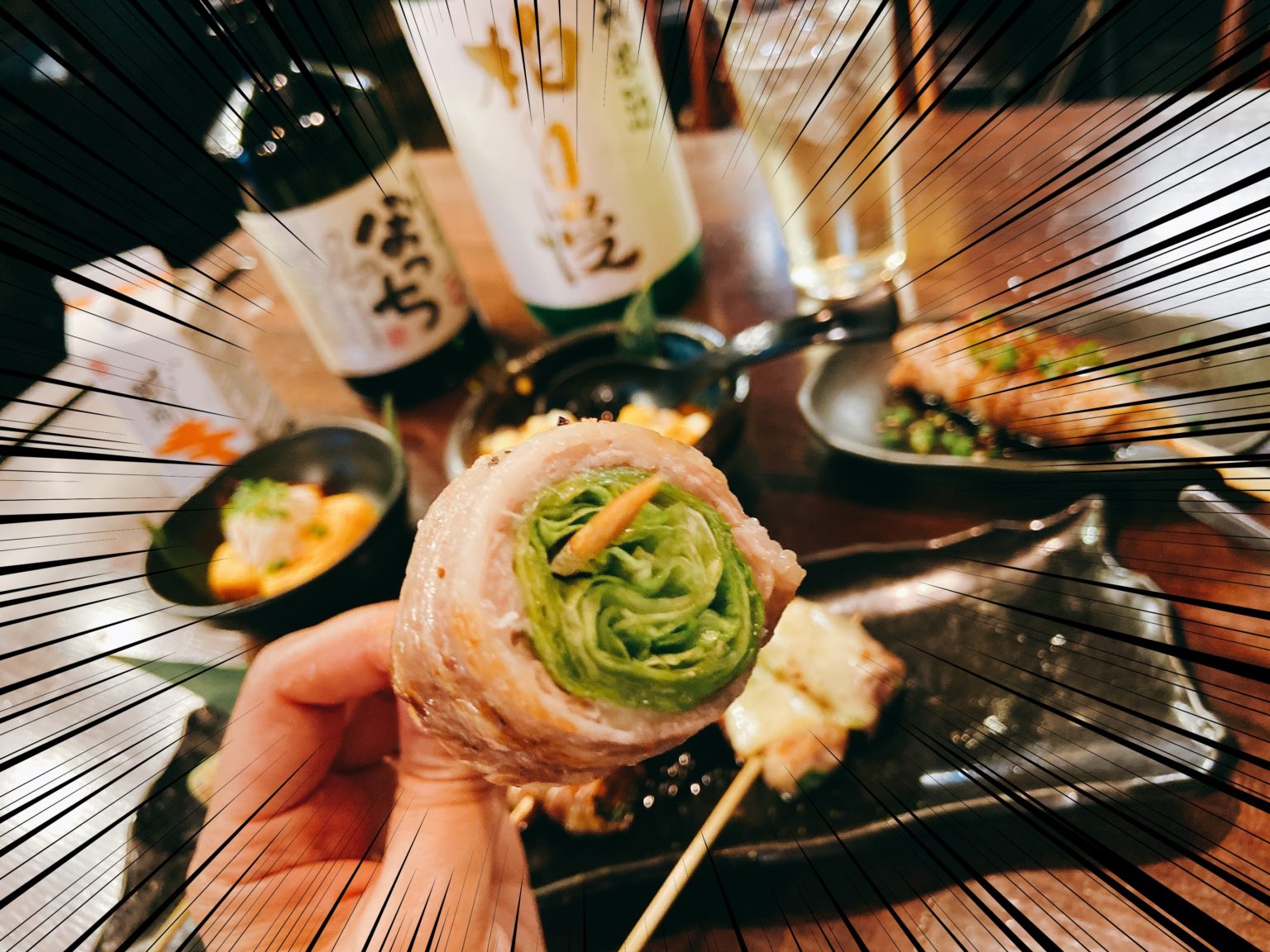日本一美味しいといわれる山形県産の 米の娘ぶた を使用した野菜巻きが食べられると大人気の 博多居酒屋 Shin 野菜巻き串の巻き は一度食べると野菜巻き串の虜に まじでうまい ロカスポ柏市版